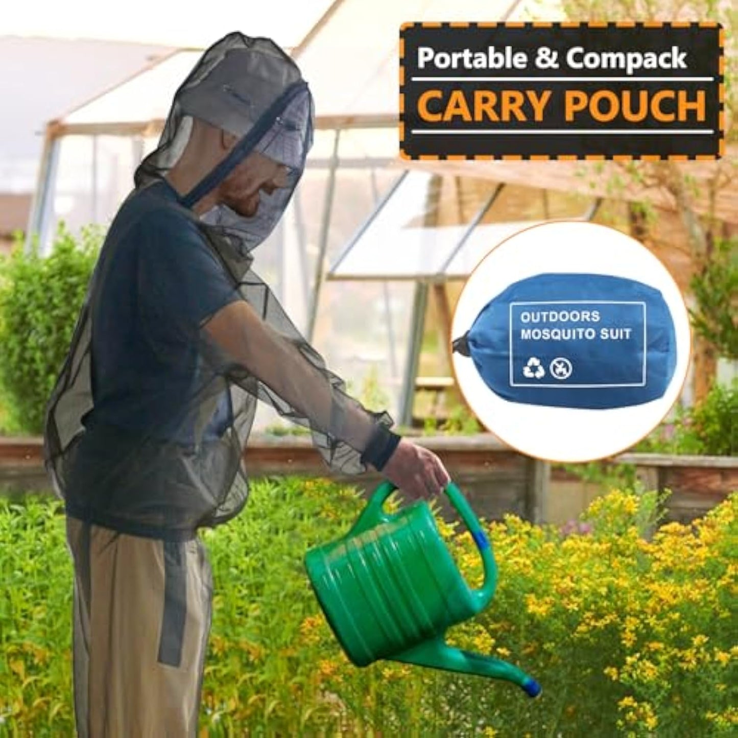 Outdoor Mosquito Net Clothing Set