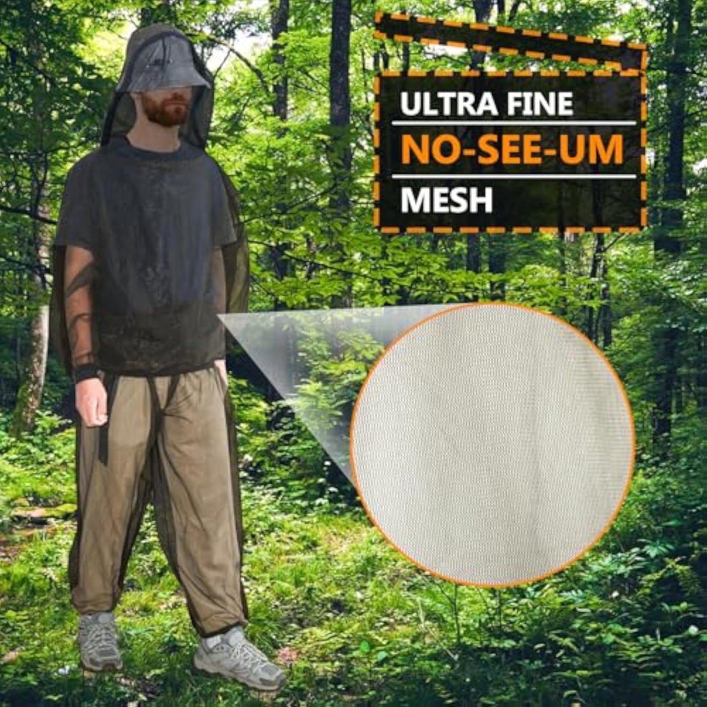 Outdoor Mosquito Net Clothing Set