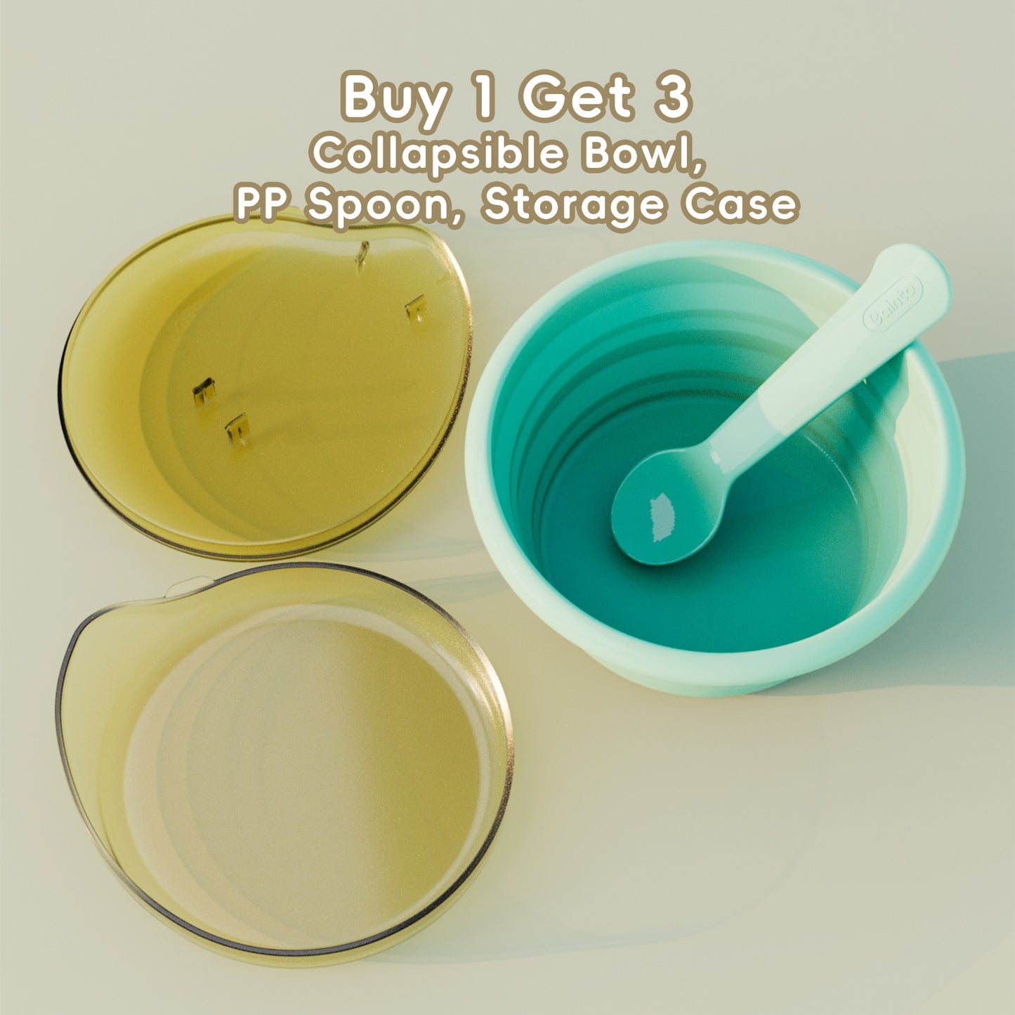 Portable Baby Folding Bowl – BPA Free Food-Grade Silicone