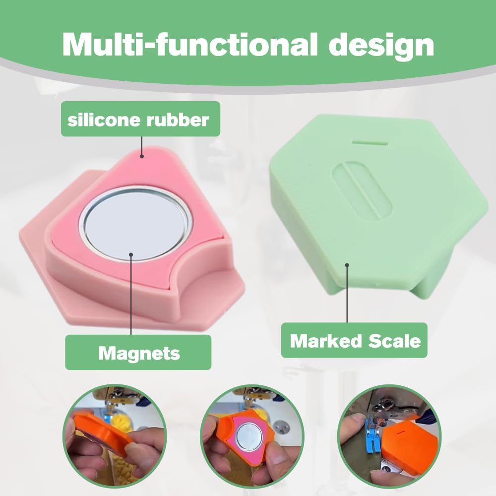 Magnetic Seam Guide For Sewing Machine (3 colors in a set)