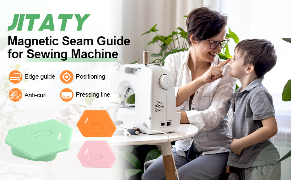 Magnetic Seam Guide For Sewing Machine (3 colors in a set)
