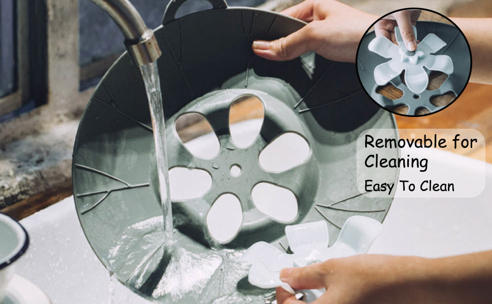 Silicone Spill-Proof Pot Lid – 3 Sizes In 1 Set