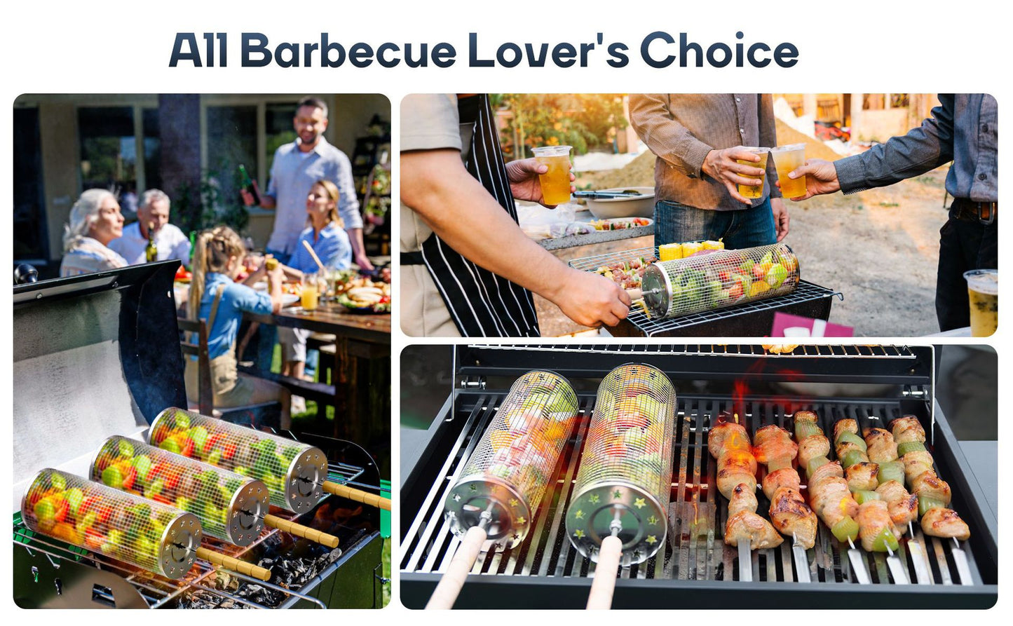 Stainless Steel Rotating Grill