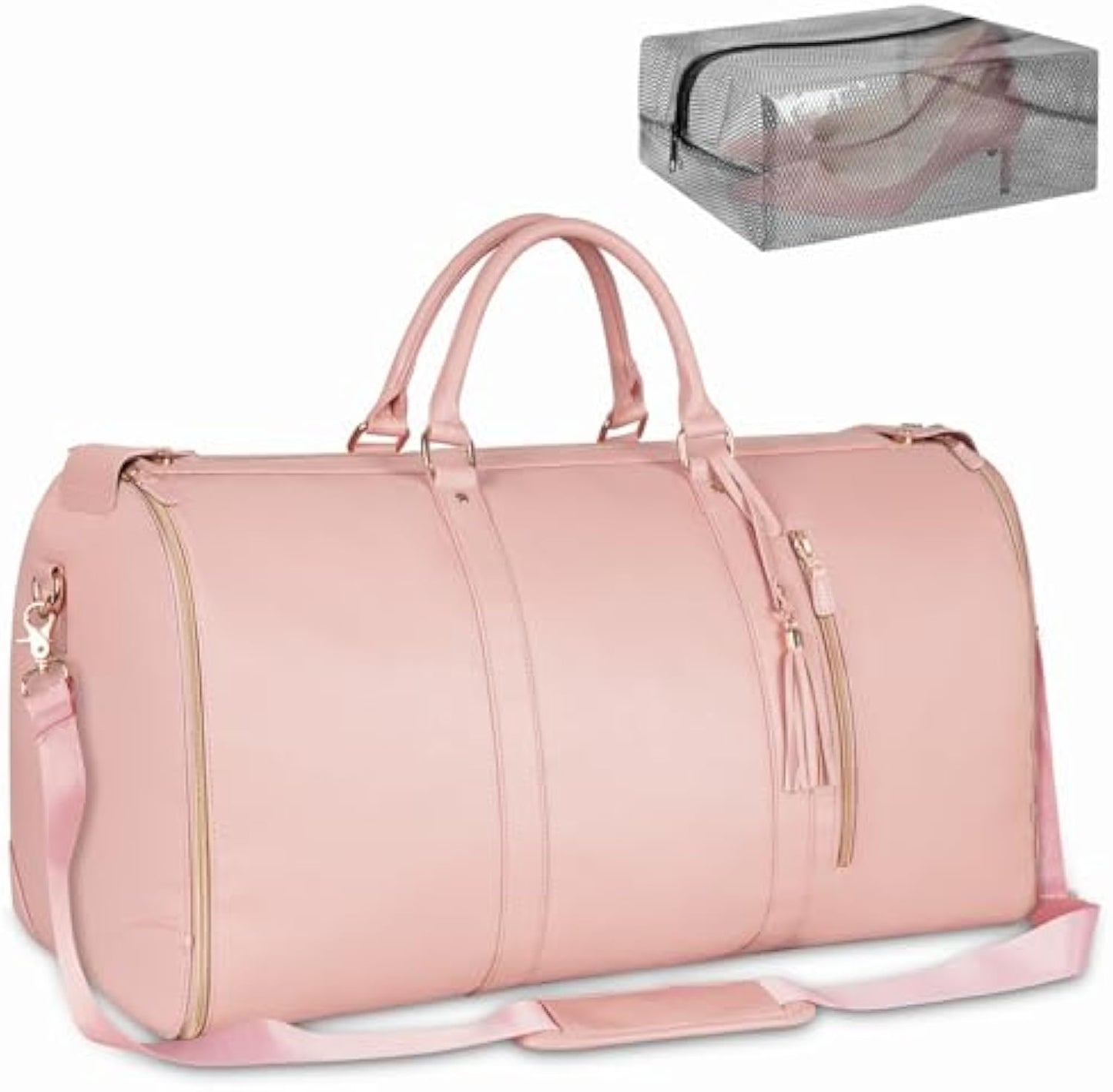 Foldable Travel Duffel Bag, Sports Tote Gym Bag, Shoulder Weekender Overnight Bag