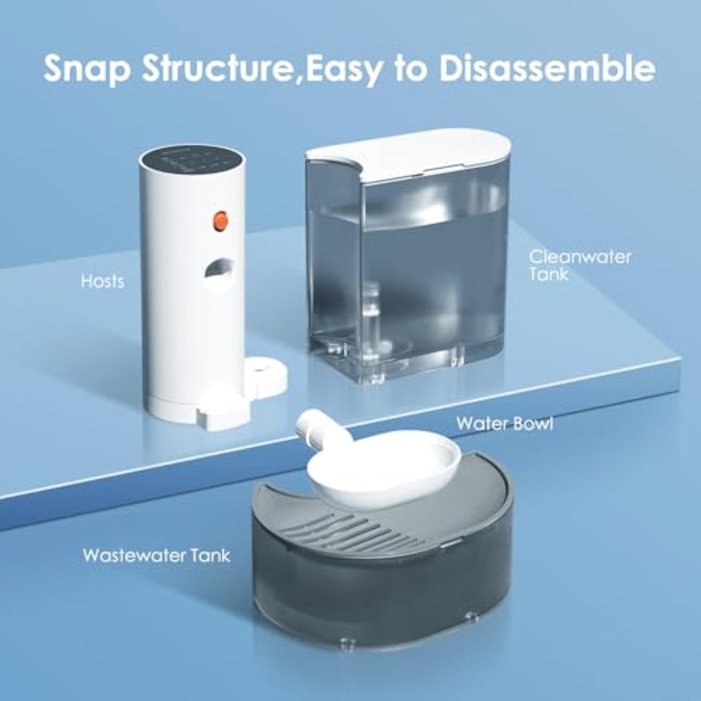 Automatic Wireless Pour-Over Cat Water Dispenser