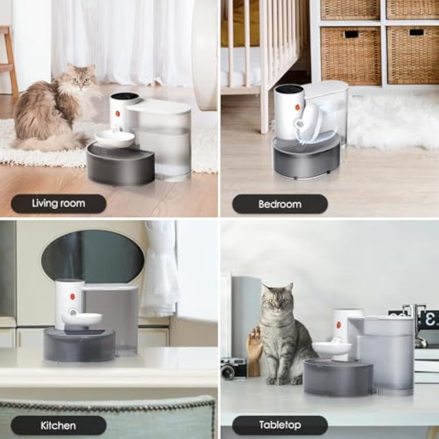 Automatic Wireless Pour-Over Cat Water Dispenser