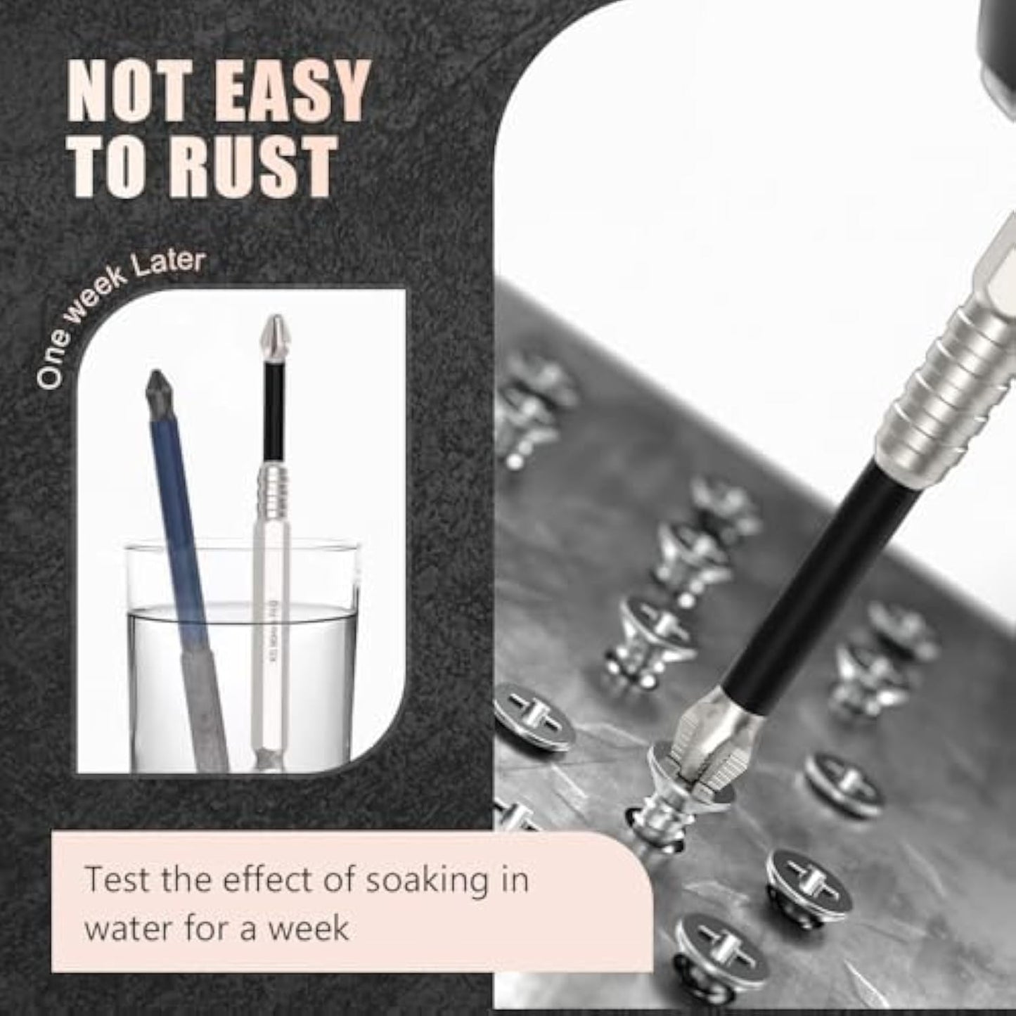 High-Magnetic Screwdriver Drill Bit Set